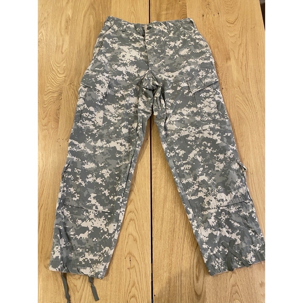 US Army ACU Combat Pants UCP Digital Camo Military Issue Ripstop Trousers Sz 30